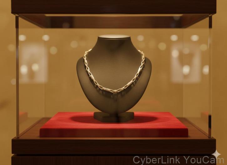 16713-2 14K Gouden Collier met Fantasie Anker en Grieks, Sieraden, Tassen en Uiterlijk, Kettingen, Zo goed als nieuw, Goud, Goud