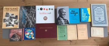 Diverse boeken, historie-leerboeken-antiek-roman beschikbaar voor biedingen