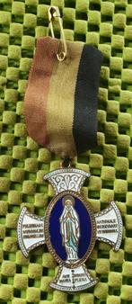 Medaille: Nationale Bedevaart Vit Brussel 1951, Postzegels en Munten, Penningen en Medailles, Ophalen of Verzenden, Overige materialen