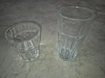 Longdrinkglazen set: 22 grote en 12 kleine glazen, Verzamelen, Glas en Borrelglaasjes, Ophalen of Verzenden, Gebruikt, Frisdrankglas