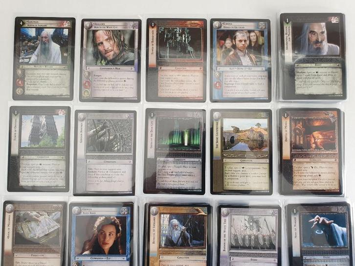 Lord of the Rings TCG - Set 3 (COMPLEET, 122 kaarten), Verzamelen, Lord of the Rings, Zo goed als nieuw, Overige typen, Ophalen of Verzenden