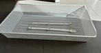 Ikea Komplement metalen draadmand met uittrekrail 100x58 wit, Minder dan 100 cm, 100 tot 150 cm, Ophalen of Verzenden, 50 tot 75 cm