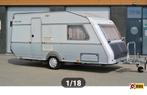 Nette kip caravan grey line 44 EK 1999 met voortent met luif, 70 kg, Rondzit, Kip, Tot en met 2