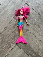 Barbie Zeemeermin Pop met Roze Haar, Ophalen of Verzenden, Gebruikt, Barbie