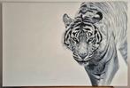 groot schilderij 150x100 Tijger, Ophalen of Verzenden