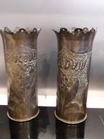 2 x Trenchart / loopgravenkunst Verdun en Avocourt WO1, Verzamelen, Militaria | Algemeen, Ophalen of Verzenden, Landmacht, Nederland