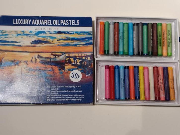 luxury aquarel oil pastels 29 stuks / pastelkrijt, Hobby en Vrije tijd, Tekenen, Zo goed als nieuw, Potlood of Stift, Ophalen