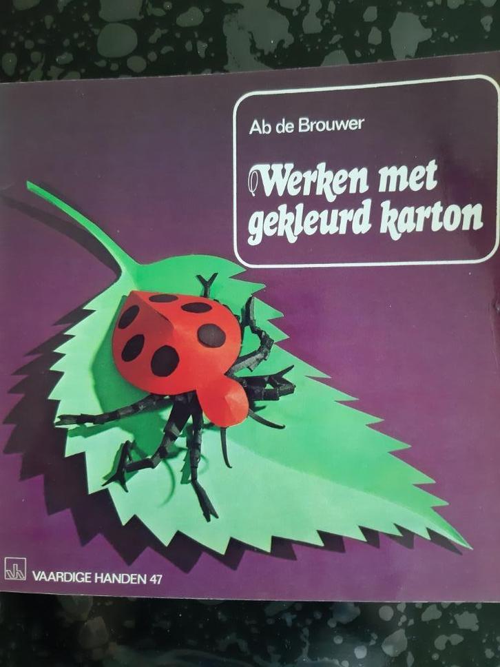 werken met gekleurd karton, Boeken, Tijdschriften en Kranten, Verzenden