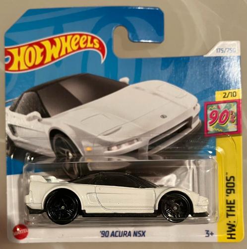 Hot Wheels '90 Acura NSX Hotwheels wit, Hobby en Vrije tijd, Modelauto's | Overige schalen, Nieuw, Ophalen of Verzenden