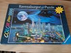 Ravensburger puzzel glow in the dark 1000, Ophalen of Verzenden, Zo goed als nieuw