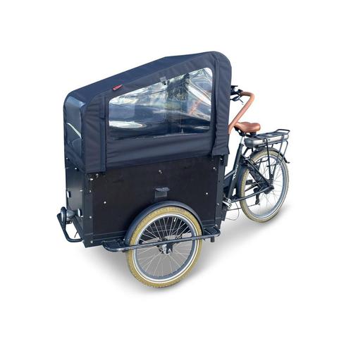 Troy vogue bakfiets maar 45 km op met huif en deur voor hond, Fietsen en Brommers, Fietsen | Bakfietsen, Zo goed als nieuw, Overige merken