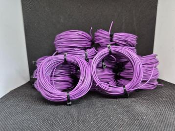 10mtr modelbouwdraad 0,14mm2; Paars (299pur9) beschikbaar voor biedingen
