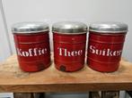 3 LEUKE OUDE EMAILLE VOORRAADBUSSEN, Antiek en Kunst, Antiek | Emaille, Ophalen of Verzenden