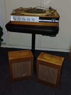 Nostalgische, retro pickup in houten koffer van Philips, Ophalen, Niet werkend, Platenspeler, Philips