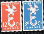 Nvph 713-714 europa zegels 1958 postfris, Ophalen of Verzenden, Na 1940, Postfris