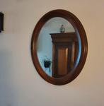 Oude ovale spiegel., Antiek en Kunst, Ophalen of Verzenden, Ovaal, Minder dan 50 cm, Minder dan 100 cm