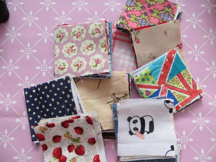 stof/katoen/charmpack/patchwork/quilts/2.5 inch/vierkantjes, Hobby en Vrije tijd, Stoffen en Lappen, Nieuw, Katoen, Minder dan 30 cm
