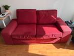 2-zitsbank Ikea rood, Ophalen, Gebruikt, Tweepersoons, 75 tot 100 cm