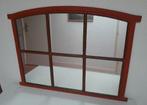 Gietijzer stalraam 6 ruitjes met spiegelglas, Ophalen, Gevelraam of Ruit, Gebruikt, Minder dan 80 cm