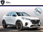Hyundai Tucson 1.6 T-GDI N-Line 4X4 Navi Keyless Cruise Clim, Gebruikt, 4 cilinders, Adaptive Cruise Control, Wit
