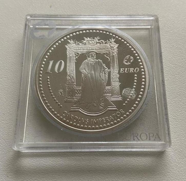 2006 SPANJE 10 EURO ZILVER KAREL V *PP*, Postzegels en Munten, Munten | Europa | Euromunten, Losse munt, 10 euro, Spanje, Zilver