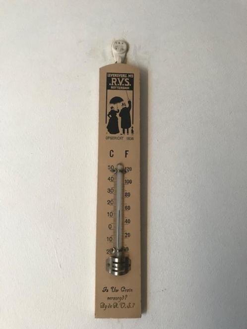 RVS Verzekeringsmaatschappij...Thermometer, Verzamelen, Retro, Huis en Inrichting, Ophalen of Verzenden