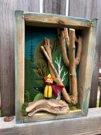 Sleutelrek of schilderen (handmade/driftwood), Huis en Inrichting, Woonaccessoires | Wanddecoraties, Ophalen of Verzenden