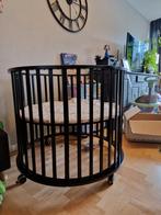 Ronde box met boxkleed, Ophalen, Zo goed als nieuw, Rond, Boxkleed