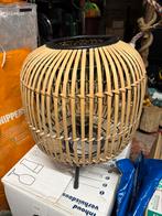 Staande lamp - riet - E27 met schakelaar snoer, Ophalen, Zo goed als nieuw, Minder dan 50 cm