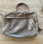 Fred de la Bretonniere Leren Laptoptas Taupe, Overige merken, Gebruikt, Beige, Ophalen of Verzenden