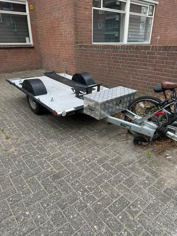 Motortrailer motor aanhanger motor trailer geremd beschikbaar voor biedingen