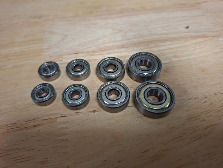 Set kogellagers 605ZZ, 608ZZ, 625ZZ en 626ZZ, Doe-het-zelf en Verbouw, Gereedschap | Machine-onderdelen en Toebehoren, Nieuw, Ophalen of Verzenden