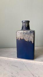 West-Germany vaas Scheurich model 281-30 blauw fat lava, Ophalen of Verzenden