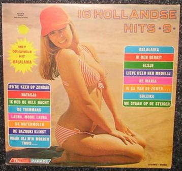 16 Hollandse Hits – Nr. 9 – Diverse Artiesten 1973 LP1727 beschikbaar voor biedingen