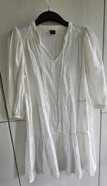 Wit katoenen zomerjurkje maat S Onlya beschikbaar voor biedingen