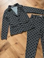 Studio anneloes set M retro blazer & broek zwart/wit, Maat 38/40 (M), Zwart, Ophalen of Verzenden, Zo goed als nieuw
