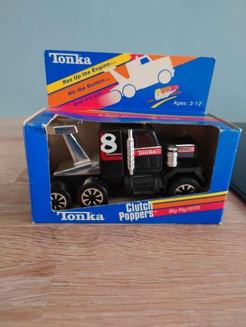Tonka truck Big Rig  Clutch Popper 6170 zwart nieuw vintage beschikbaar voor biedingen