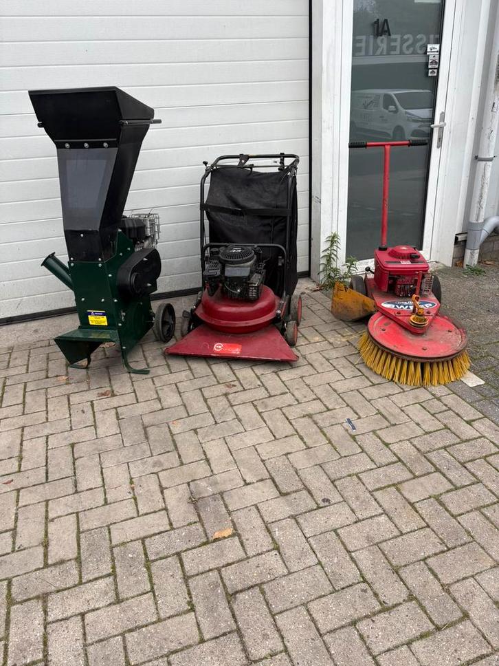 Takke hakselaar veegmachine bladzuiger, Tuin en Terras, Hand-tuingereedschap, Zo goed als nieuw, Ophalen