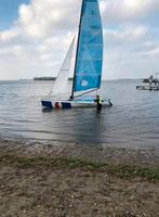 Catamaran ruilen hobie cat 17 tegen Dart 18, Watersport en Boten, Grootzeil, Gebruikt, Ophalen