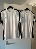 2 Nieuwe Nike Fitness Shirts Wit/Zwart - Maat L, Ophalen of Verzenden, Nieuw, Maat 52/54 (L), Wit