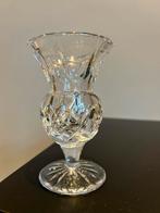 Vintage Kristallen Vaasje - Prachtig Design, Wit, Ophalen of Verzenden, Minder dan 50 cm, Glas