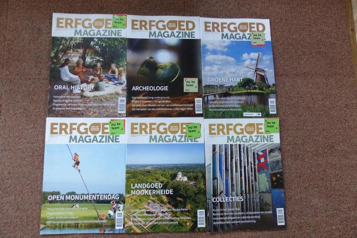 Erfgoed magazine 2023, Boeken, Tijdschriften en Kranten, Zo goed als nieuw, Overige typen, Ophalen of Verzenden