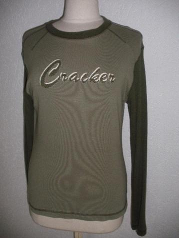 CRACKER t- shirt kaki groen maat XL beschikbaar voor biedingen