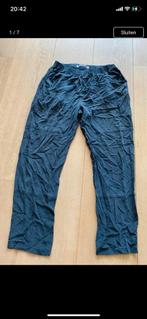 Monique van heist zijde broek M zijden, Kleding | Dames, Maat 38/40 (M), Blauw, Monique van heist, Ophalen of Verzenden