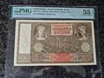 100 Gulden 1942 PMG 55 EPQ, Postzegels en Munten, Bankbiljetten | Nederland, Ophalen of Verzenden, 100 gulden, Los biljet