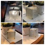 IKEA Iviken tafellamp  Model B0012  "Ice Cube" Retro 90, Huis en Inrichting, Lampen | Tafellampen, Gebruikt, Glas, Minder dan 50 cm