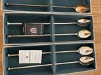 Zilverstad BV longdrinklepels 5 stuks verguld zilver, Antiek en Kunst, Ophalen