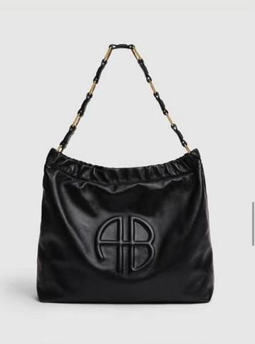 ANINE BING Kate shoulder bag black gold beschikbaar voor biedingen