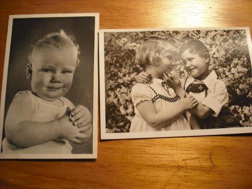 2 Ansichten 1947: a.Babytje; b.kleuters in Lederhose,(adv166, Verzamelen, Ansichtkaarten | Themakaarten, Gelopen, 1940 tot 1960