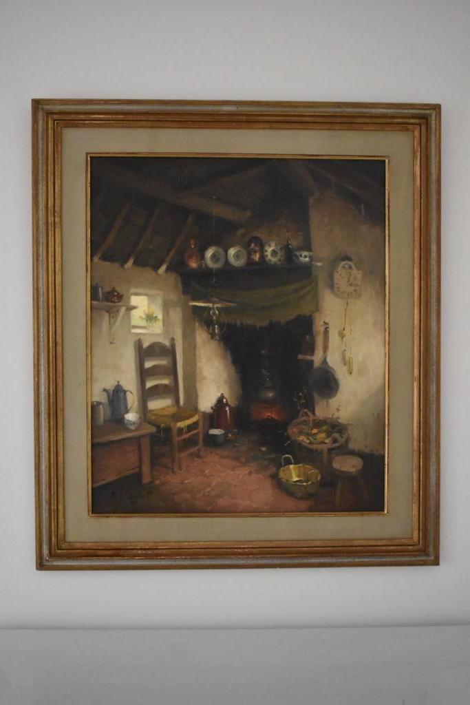 A.J. Zwart  Lage Mierde., Antiek en Kunst, Kunst | Schilderijen | Klassiek, Ophalen